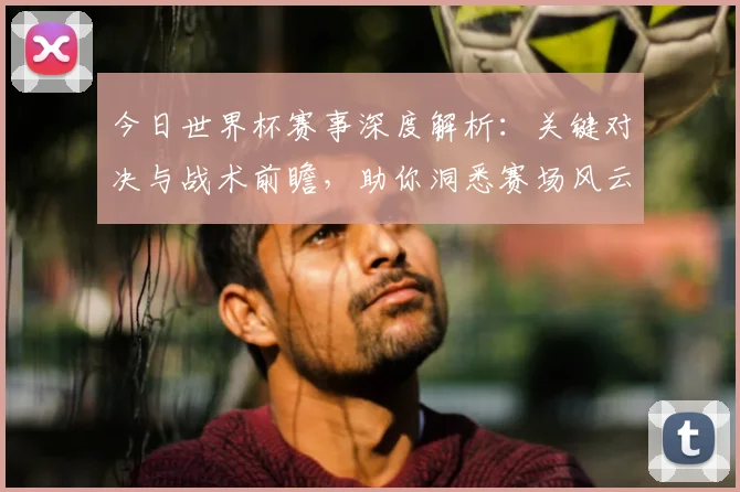 今日世界杯赛事深度解析:关键对决与战术前瞻,助你洞悉赛场风云
